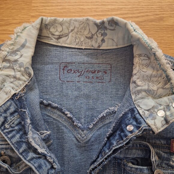 Y2K era FOXY JEANS denim mini dress - Picture 5 of 10